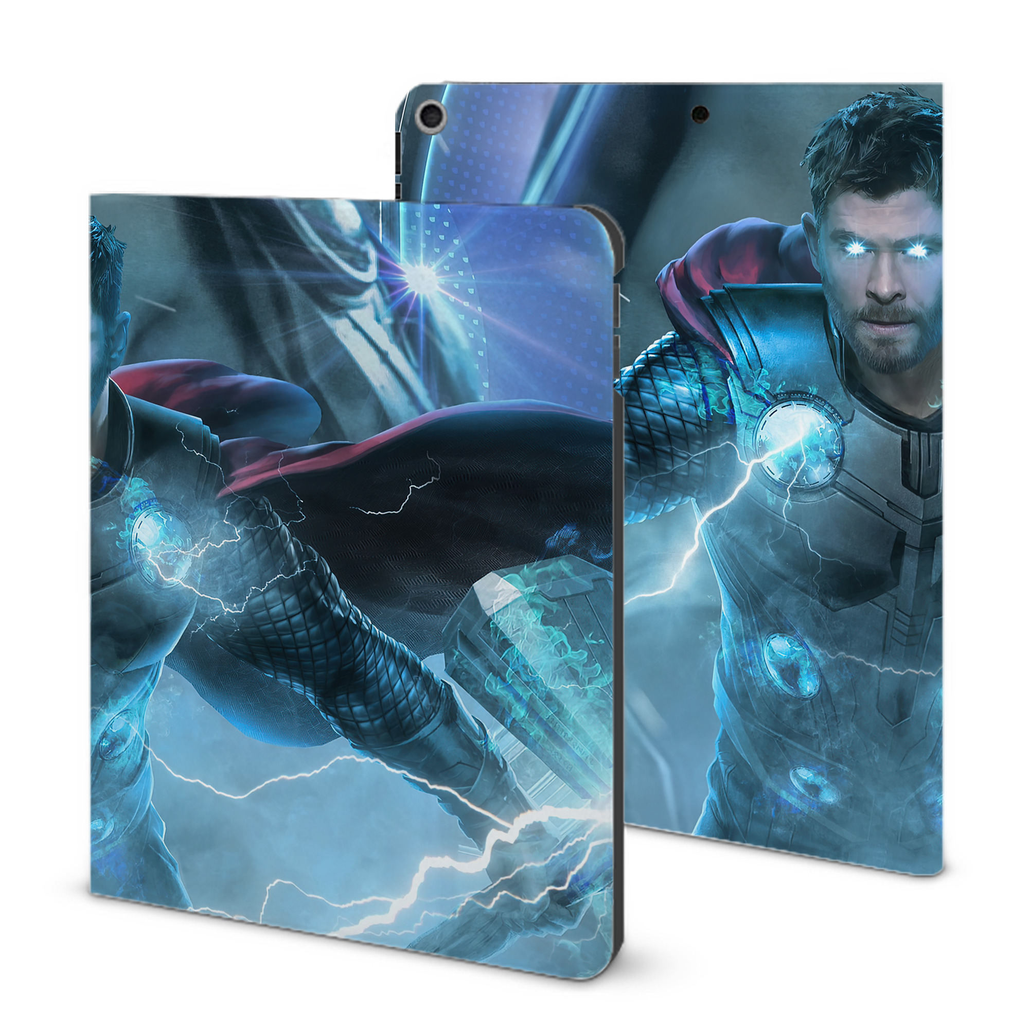 （画像用） アベンジャーズ The Avengers IPad ケース ブック型 PUレザー TPU 耐衝撃 軽量 薄型 ペン収納なし 全面保護 IPad 各モデル対応